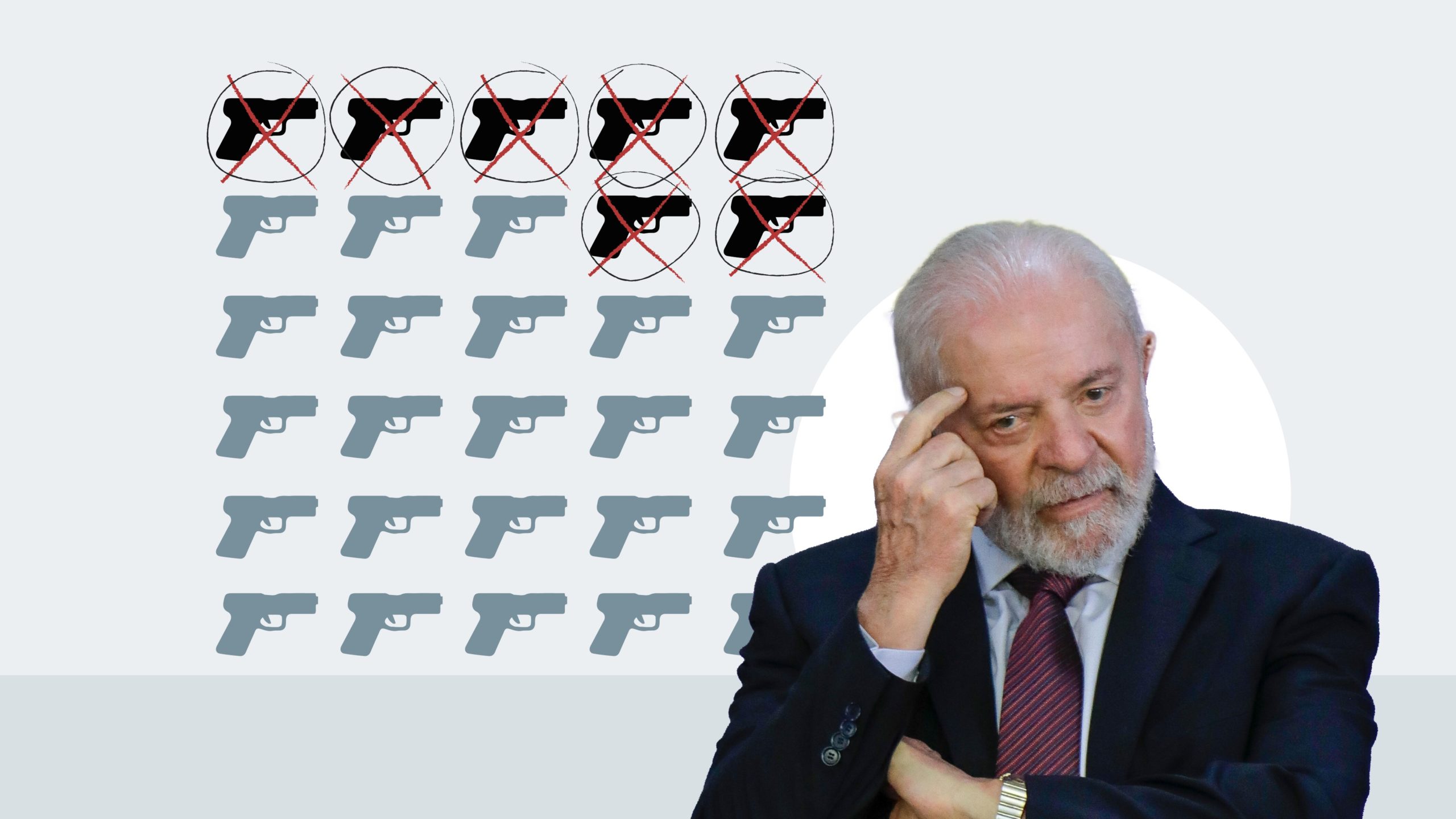 Número de registros de armas durante governo Lula atinge nível mais baixo desde 2004